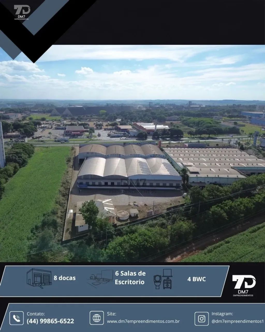 Comercial Para Alugar Parque Industrial Maringá - Foto 2