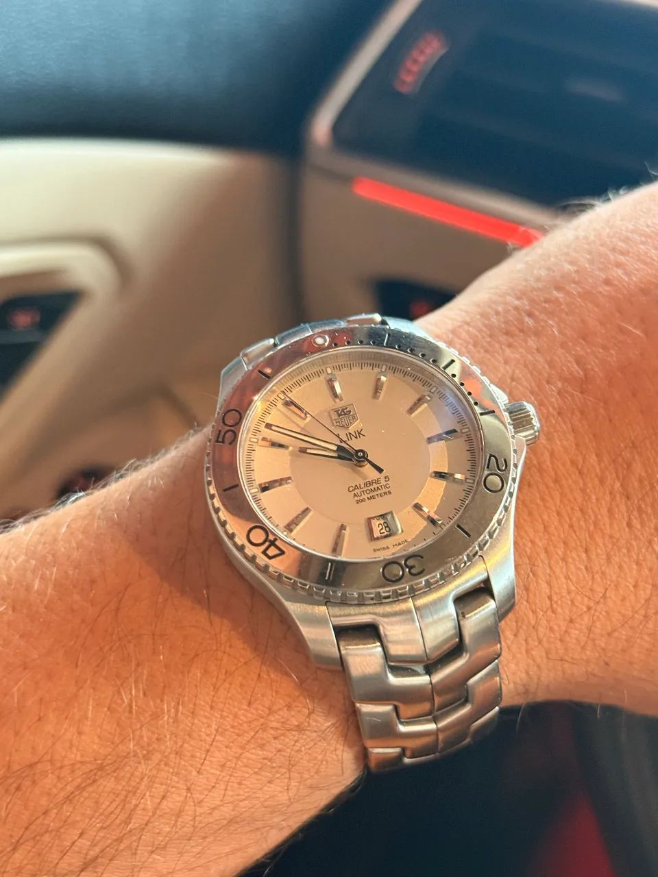 Relógio Tag heuer link automático raro é muito novo! - Foto 4