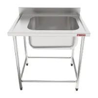 MESA COM CUPA PARA COZINHA INDUSTRIAL