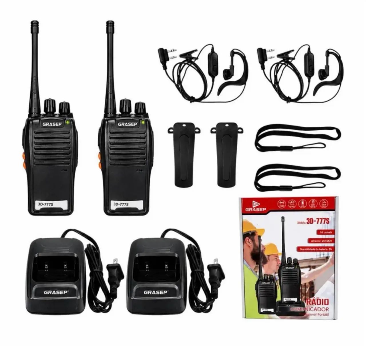 Kit com 2 rádios comunicador - Foto 3
