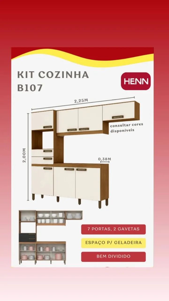 Belíssima Cozinha Completa com Balcão!!