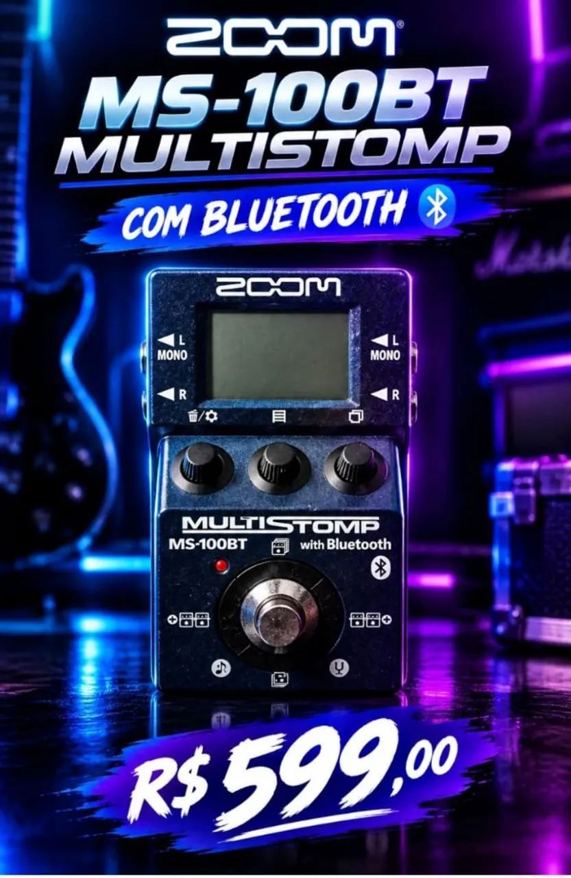 Pedal multistomp 100BT zoom