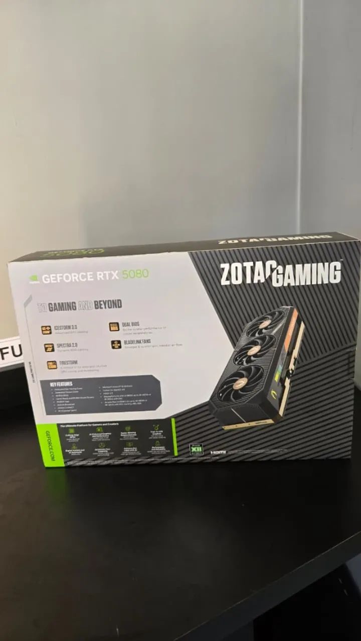 placa de video RTX5080 Zotac OC - Foto 2