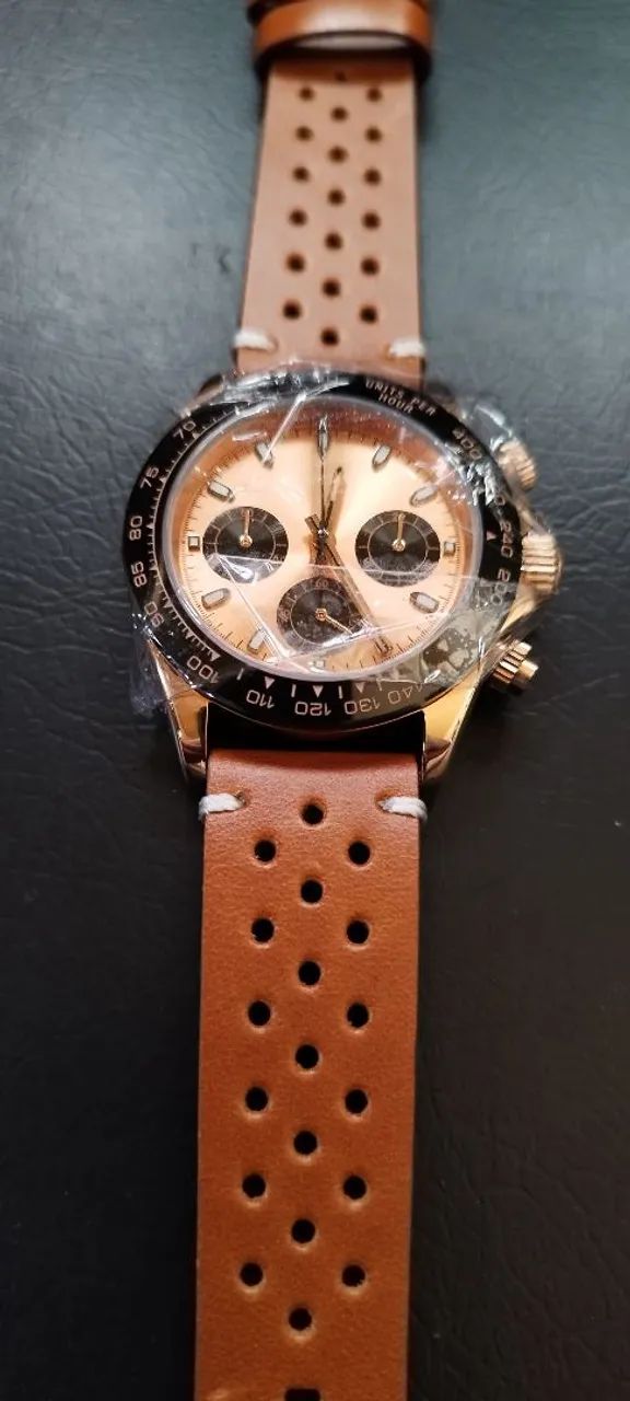 Relógio Cronógrafo Safira Máquina Seiko