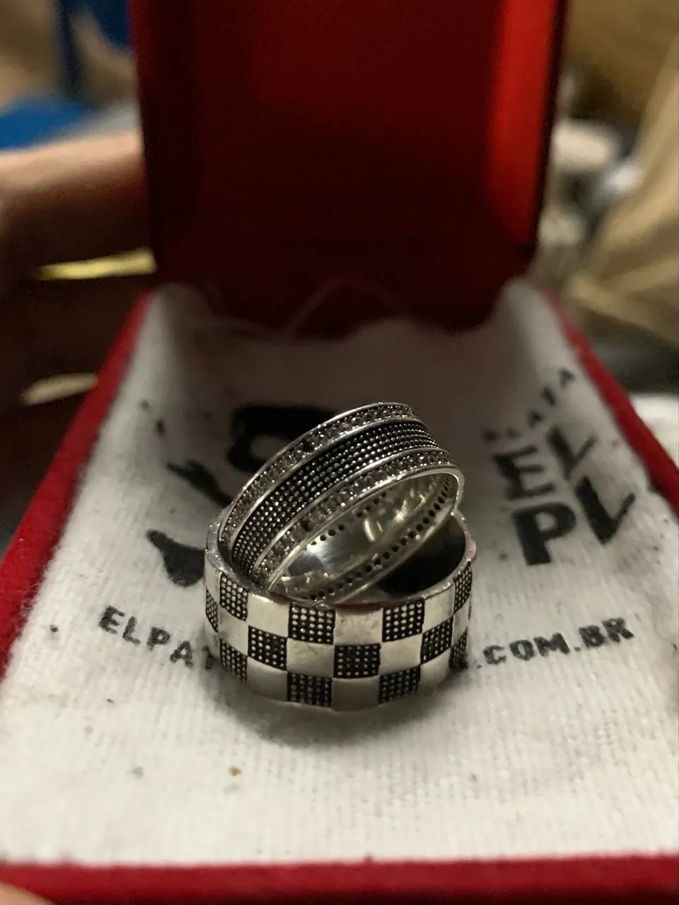 Anéis de prata 925  (conjunto) - Foto 4