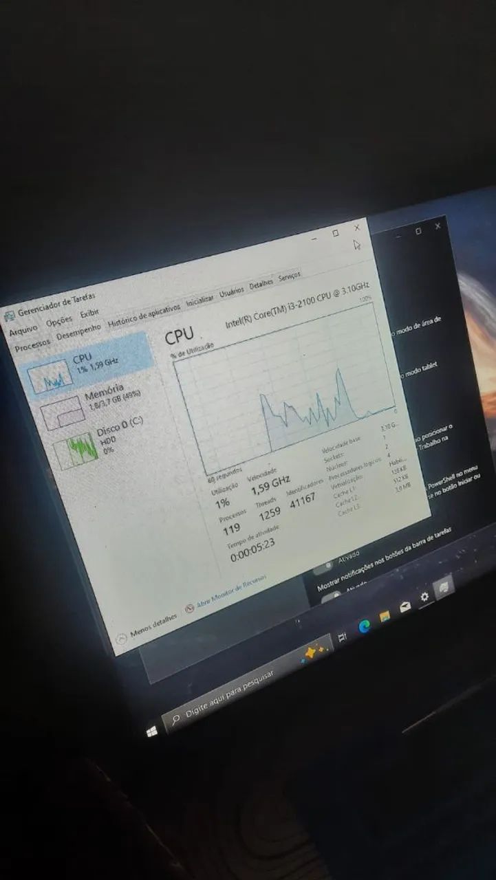CPU I3 para Estudos/Trabalho 
