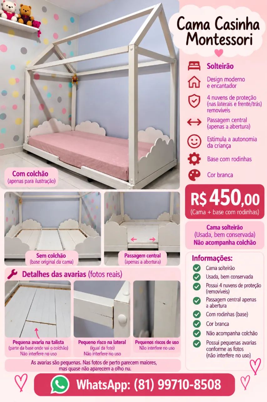 Cama casinha montessori - Foto 2