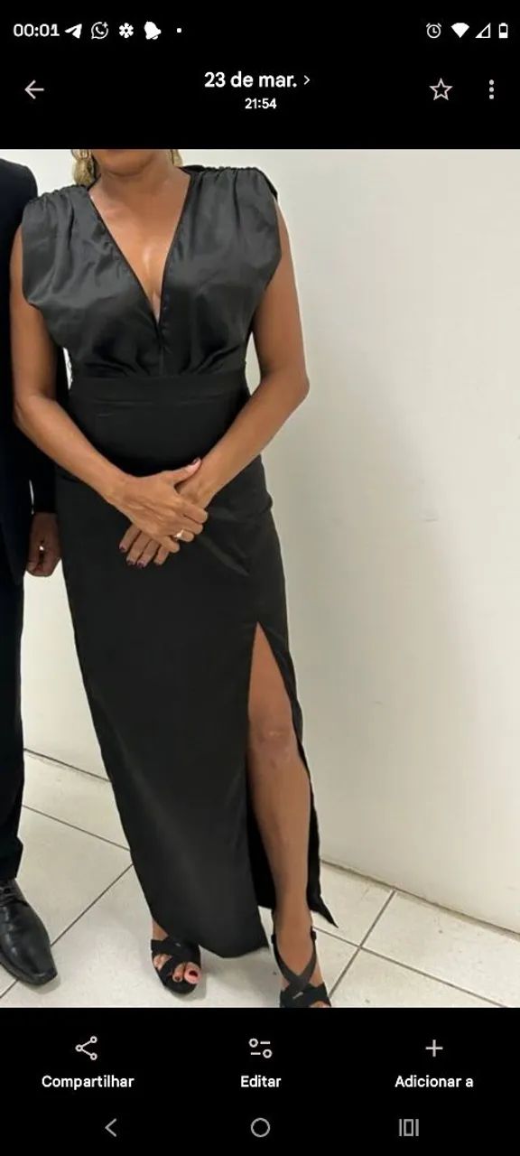 Vestido preto de formatura  - Foto 2
