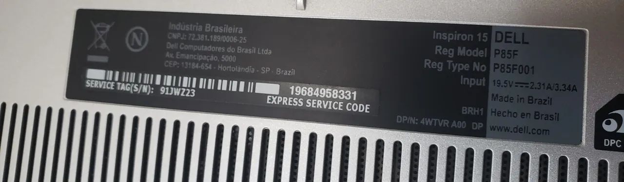  VENDO NOTEBOOK DELL INSPIRON 3480 - Foto 2
