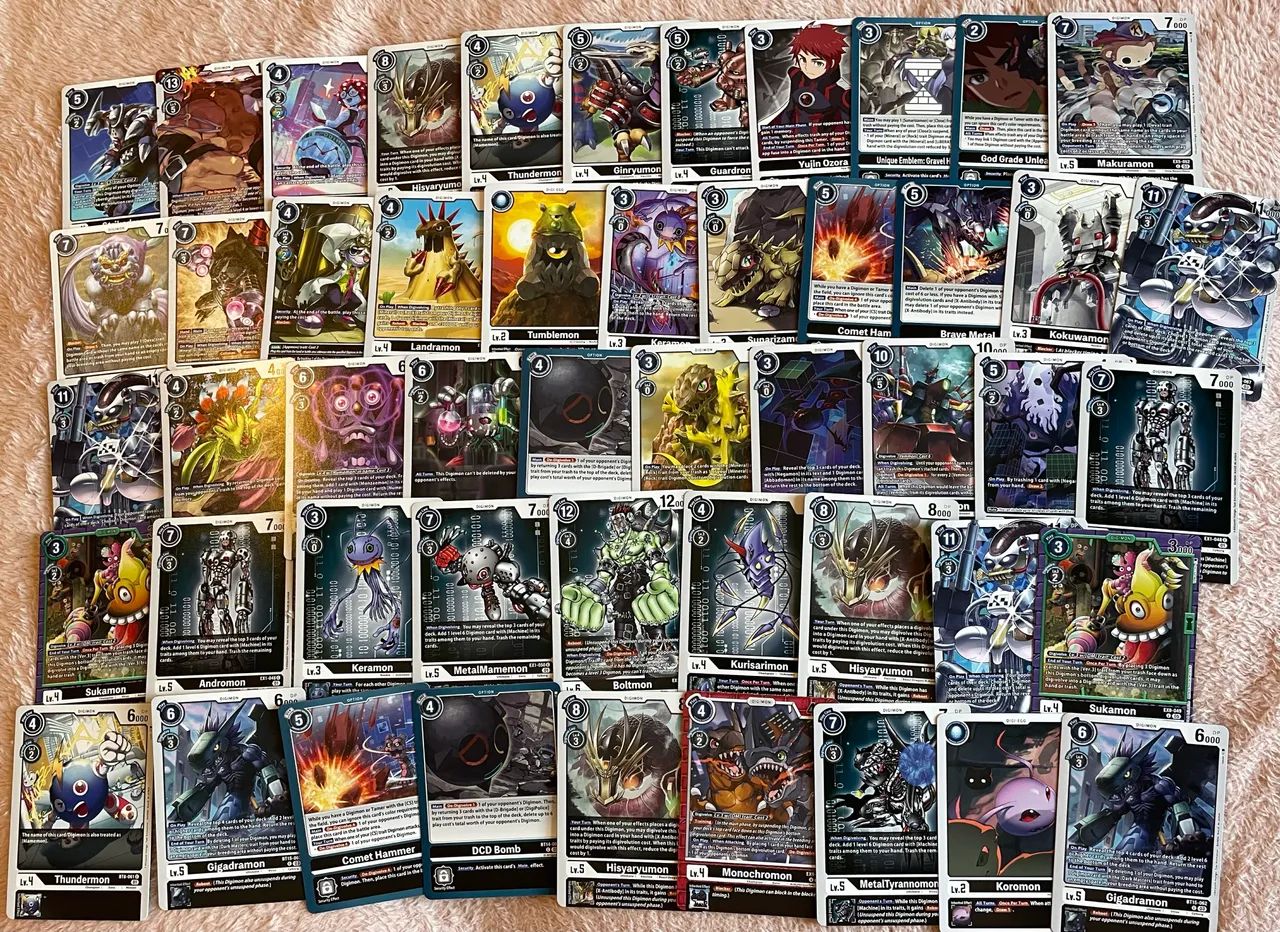Digimon TCG Bulk 100 cartas - Foto 2