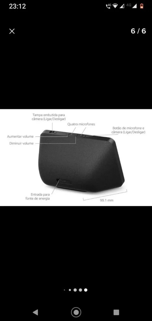 Alexa Echo Dot  Troco por notebook  - Foto 4