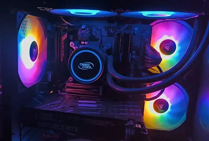 Kit i5 9400f + B360m Aorus e Water Deepcool 240mm - Foto 2