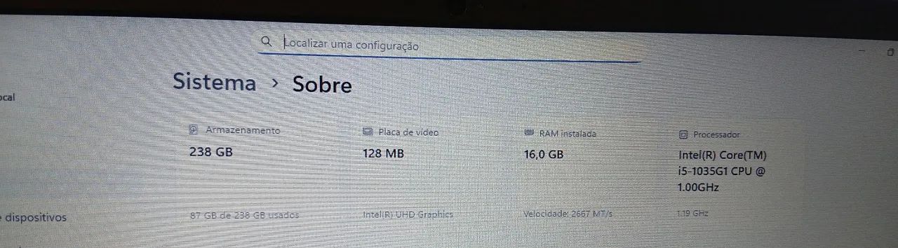 DELL 3501 15" - 16GB