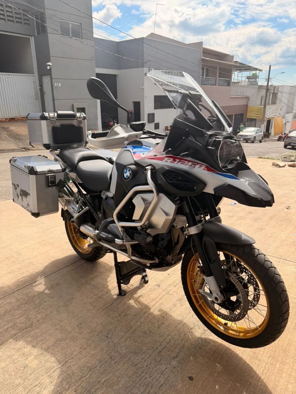 BMW R 1250 GS Adventure premium rallye 2021 com baús e acessórios  - Foto 2