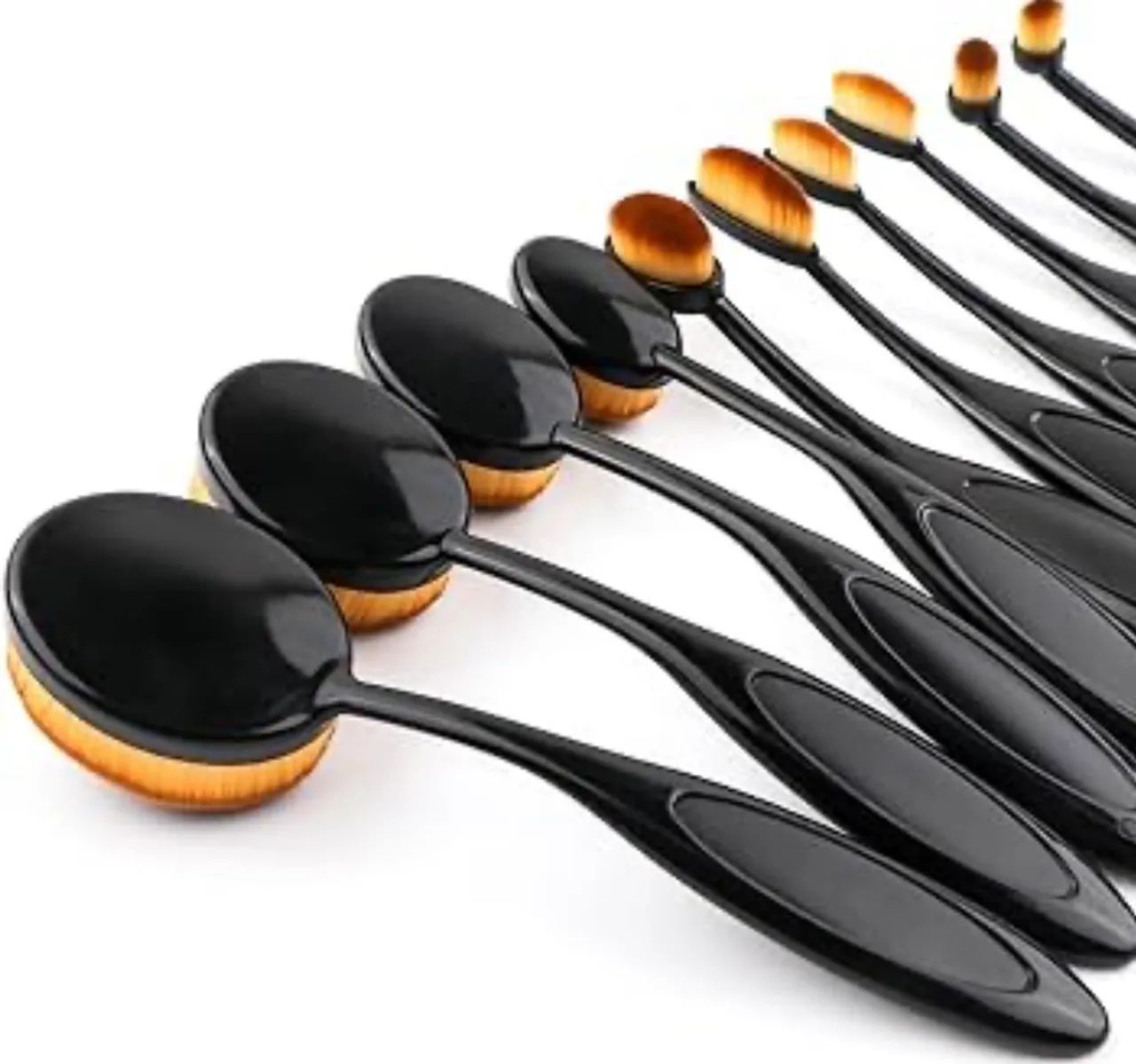 Kit 10 Pincéis Oval Profissional - NOVO - Foto 3