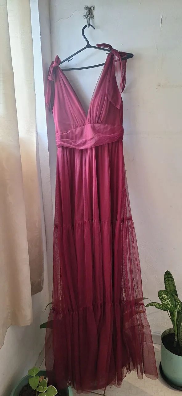 Vestido de Madrinha Marsala G - Foto 4