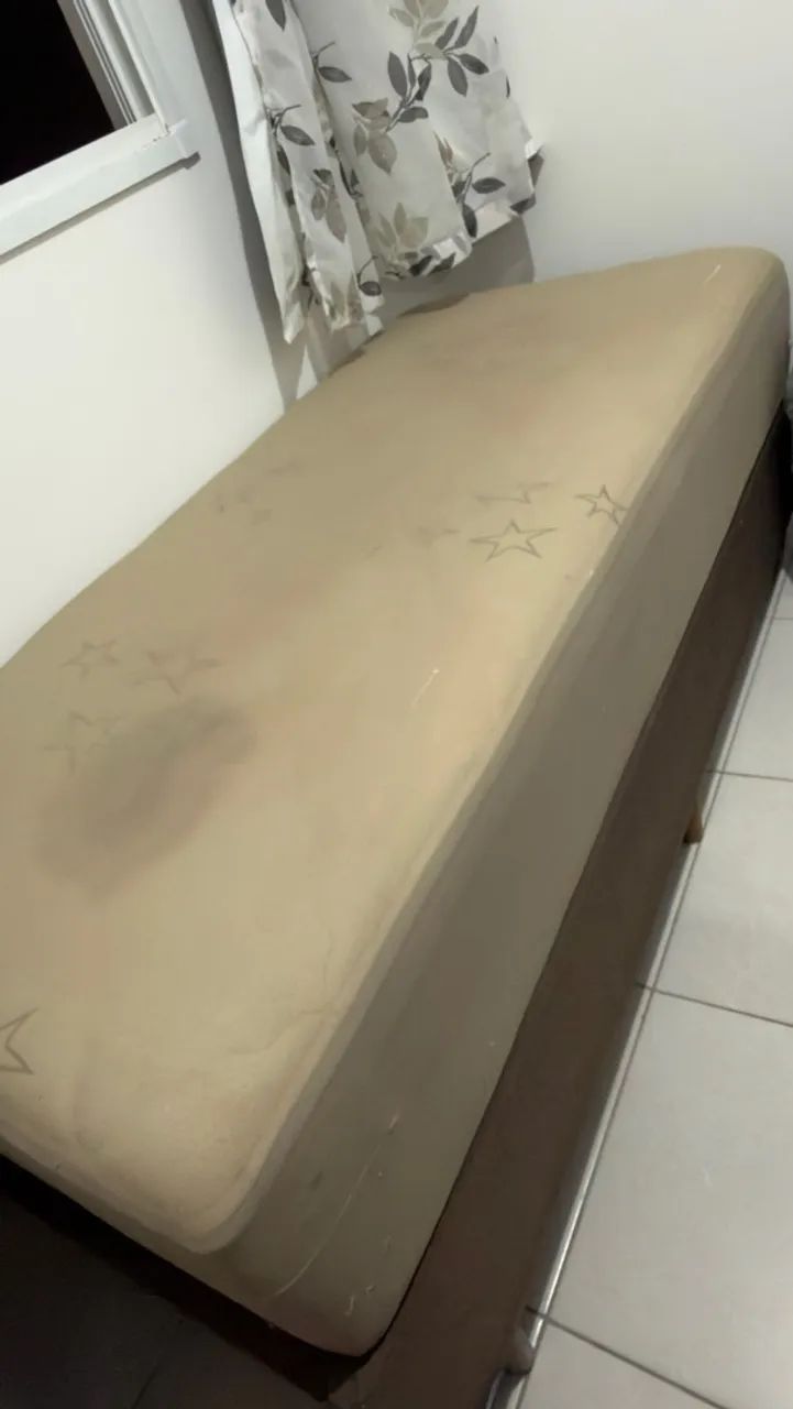 Cama box de solteiro + colchão extra - Foto 2