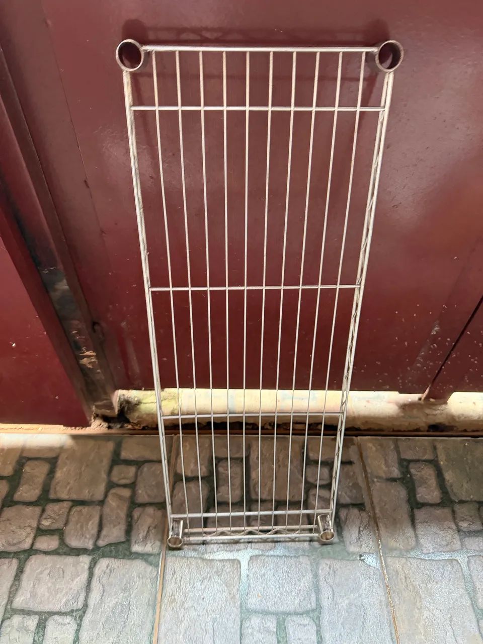 Prateleira aço cromado
