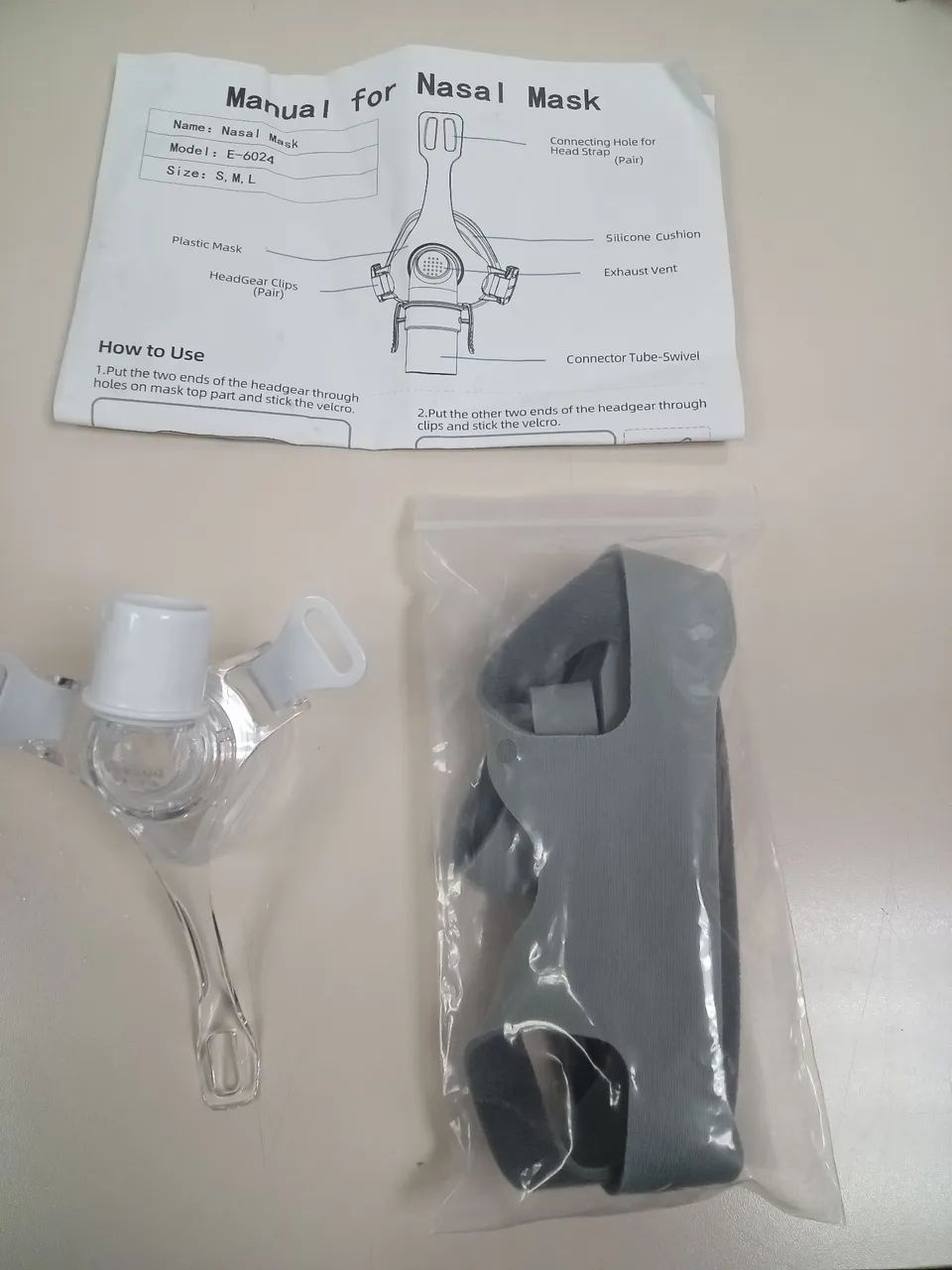 Máscara nasal para cepap - Foto 2