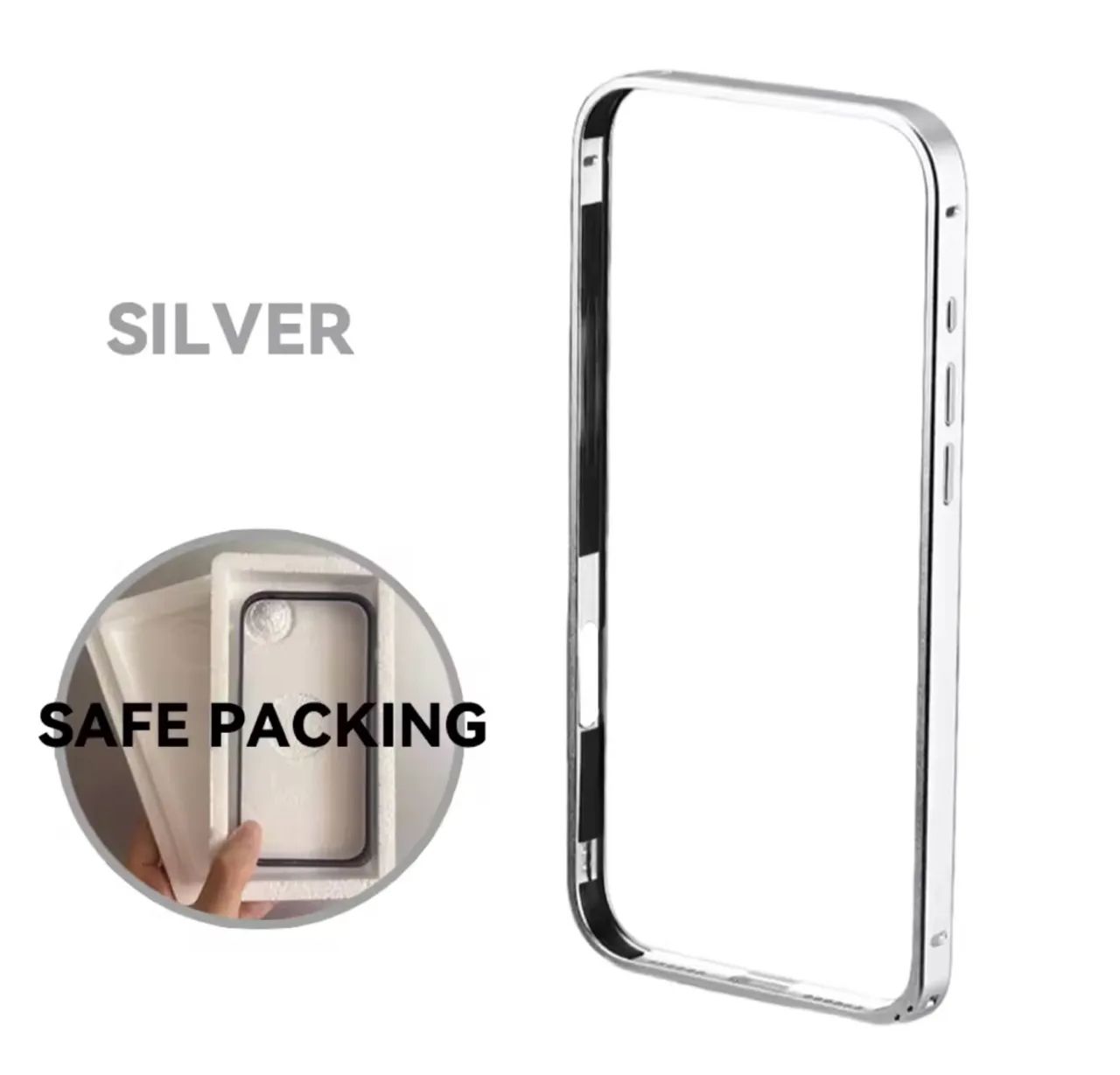 Case Bumper IPhone 17 Air - Prata - Foto 3