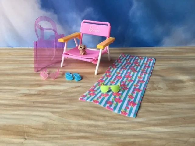 Barbie cadeira de praia