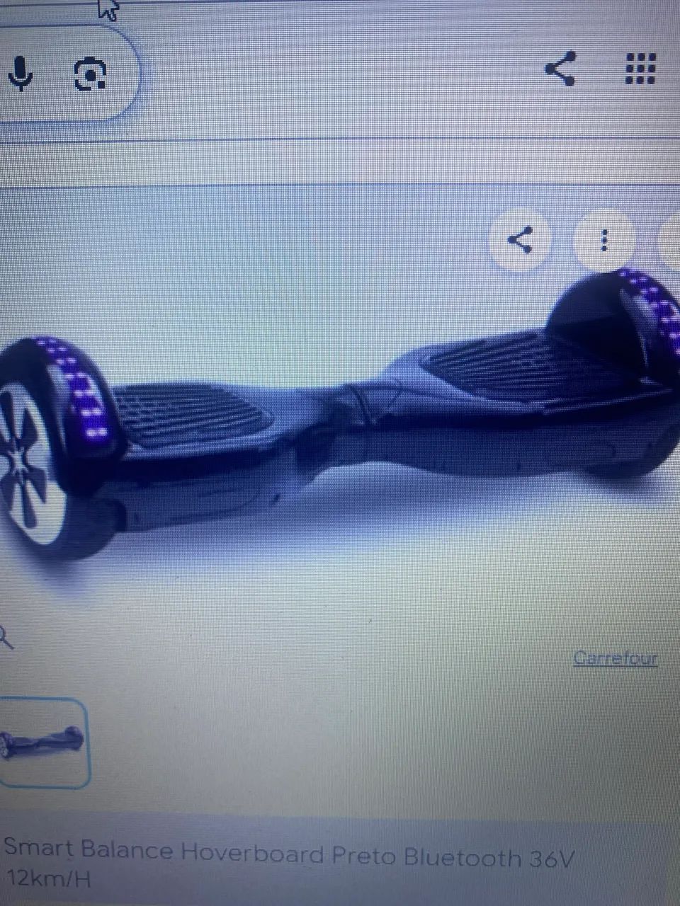 Hoverboard skate elétrico