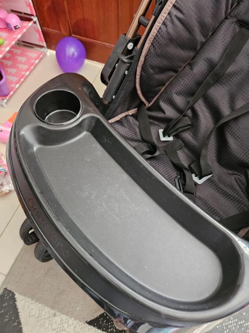 Carrinho de bebê com bebê conforto Galzerano - Foto 4