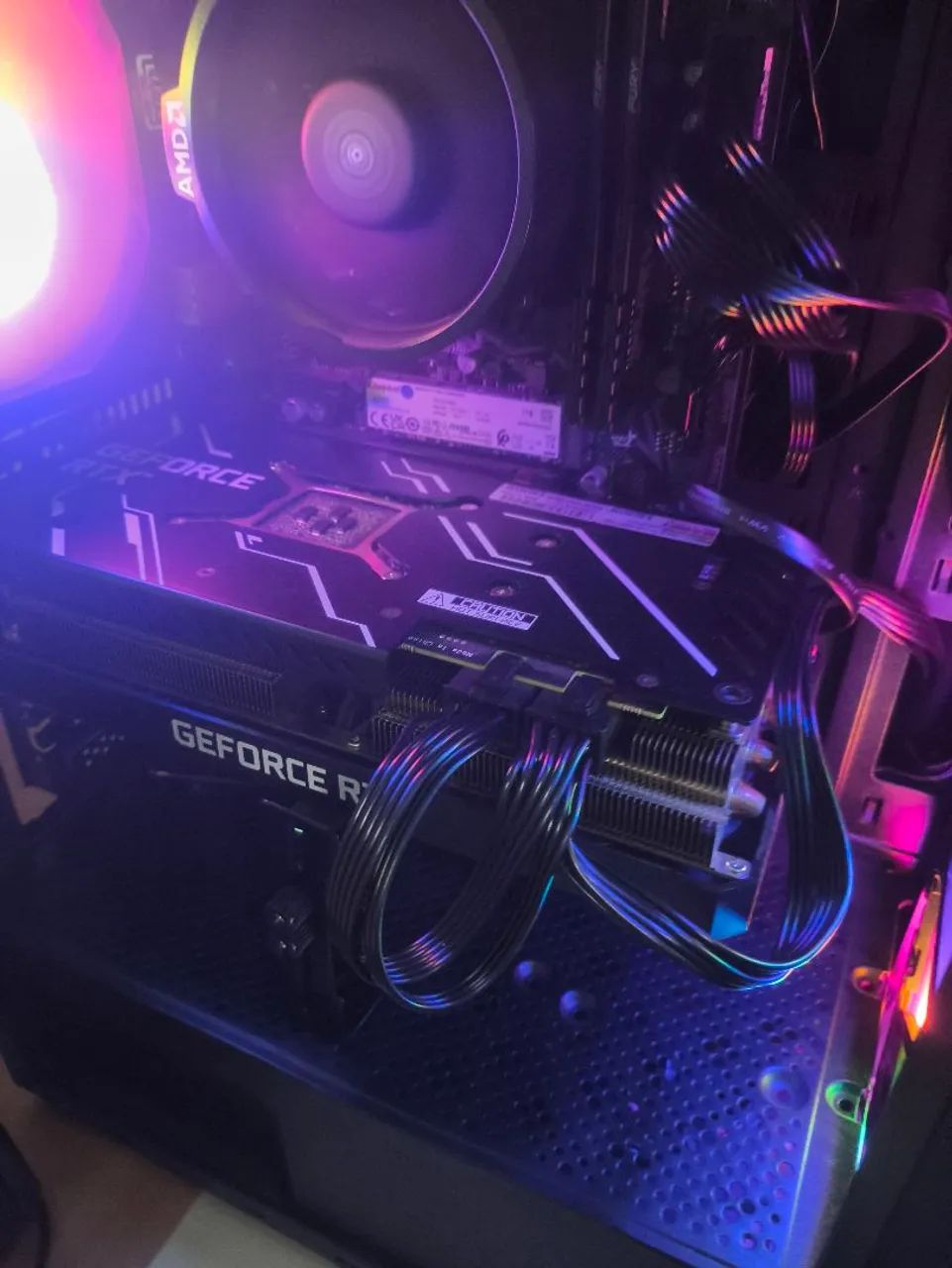 Placa de vídeo RTX 3070 Ti top de linha. Com caixa - Foto 4