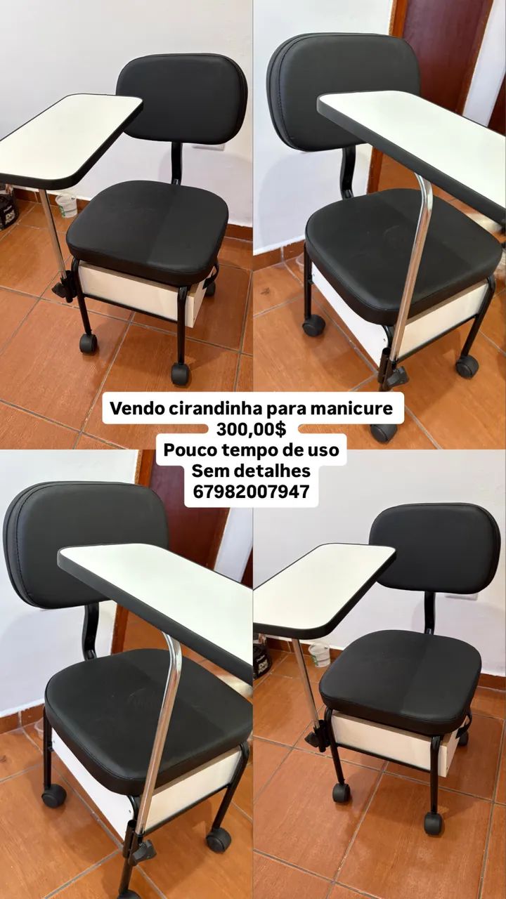 Cadeira manicure cirandinha nova 