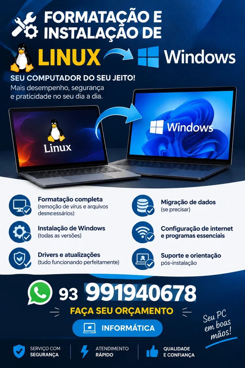 Formatação de computadores 
