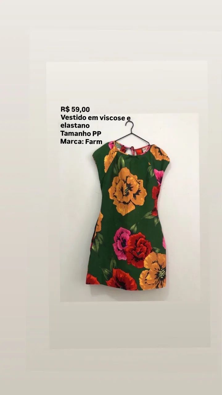 Vestido tamanho PP da Farm - Foto 3