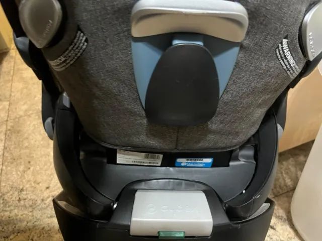 Bebê Conforto Cybex Cloud Q Plus Platinum + Base com Perna de Apoio - Foto 4
