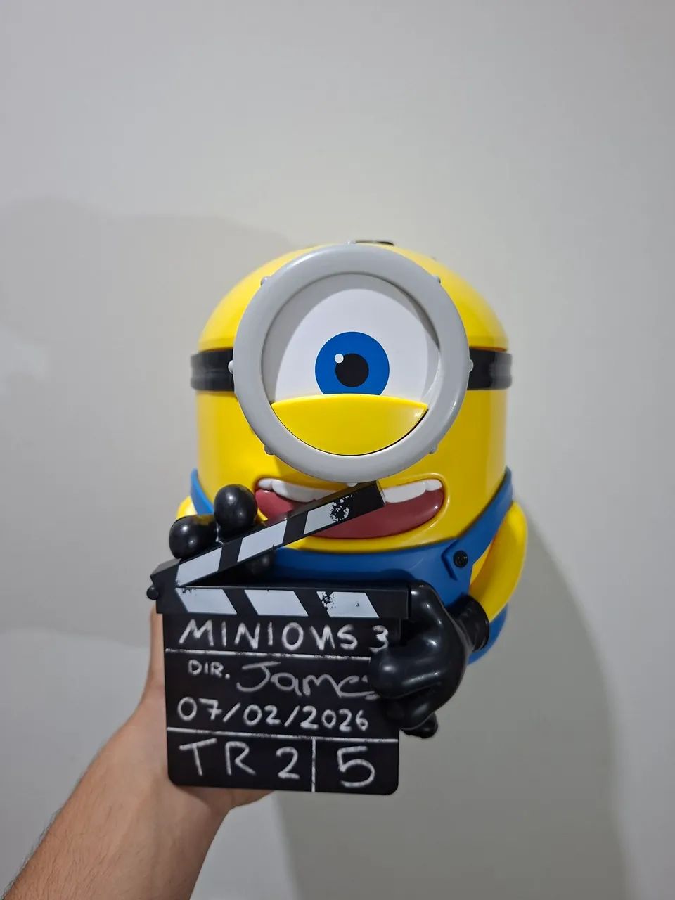 Balde de pipoca 3d Minions e Monstros 2026
