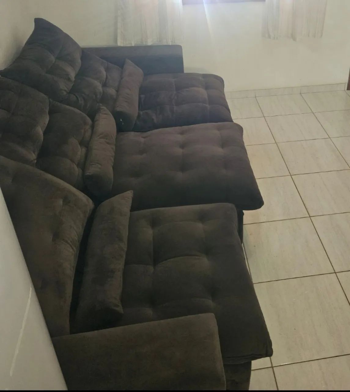 SOFÁ RETRÁTIL E RECLINÁVEL 