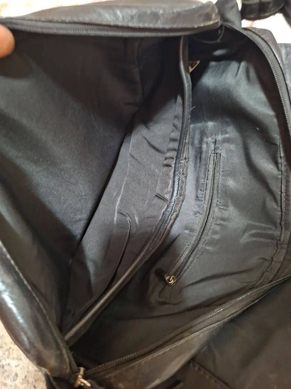 Bolsa masculina em couro Bagaggio - Foto 5