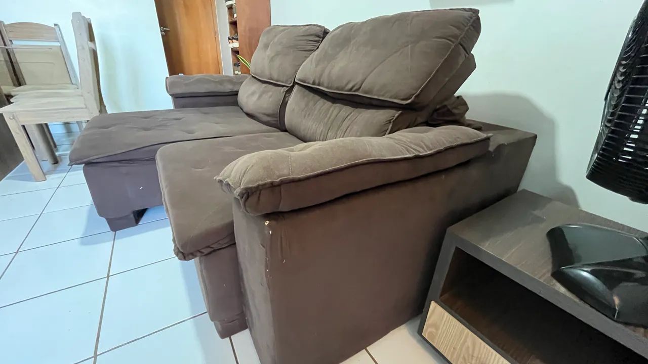 Sofá Retrátil 3 Lugares - Foto 4