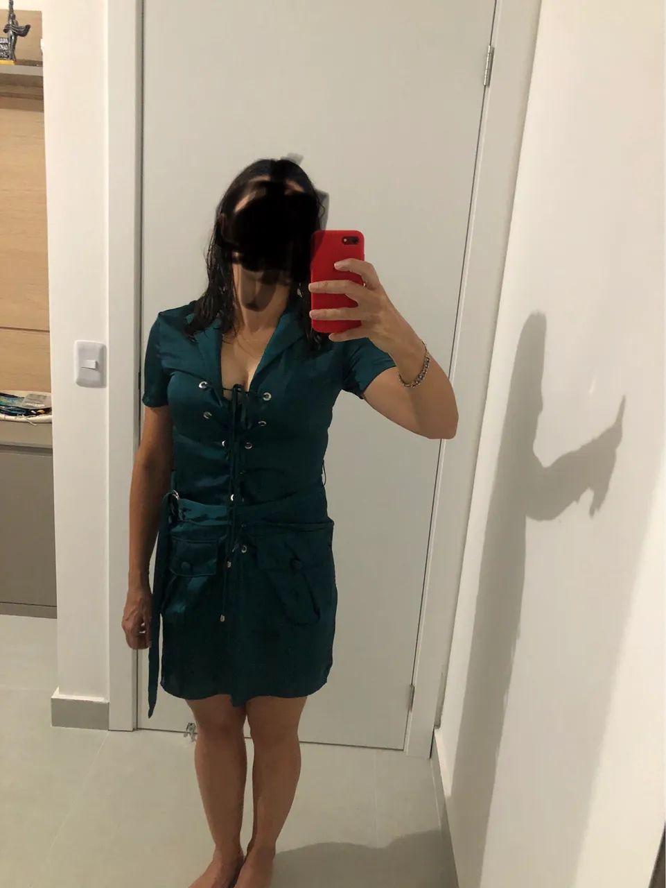Vestido Naguchi verde Novo sem uso tamanho P - Foto 2