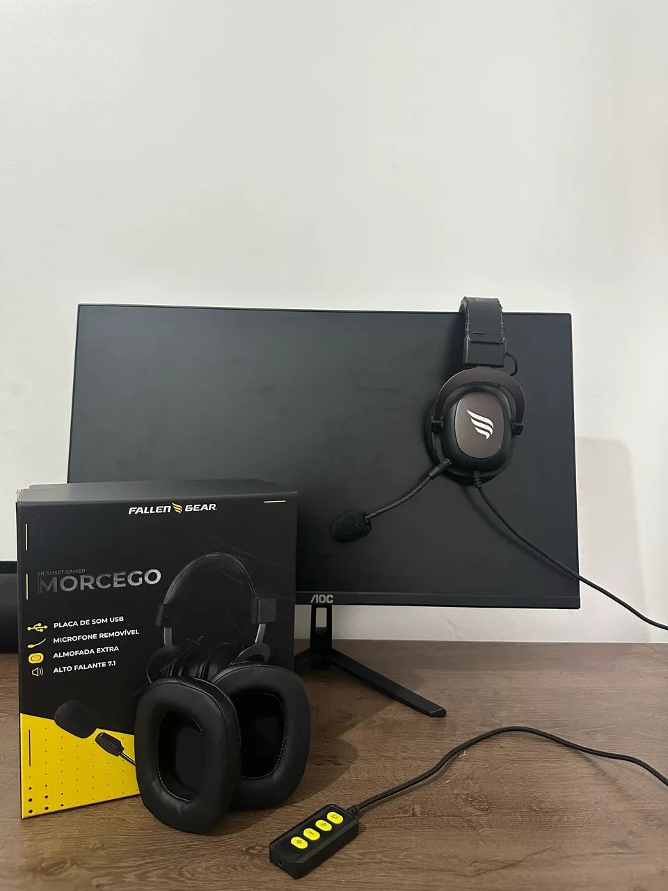 MONITOR AOC 180Hz + FONE GAMER DE BRINDE 