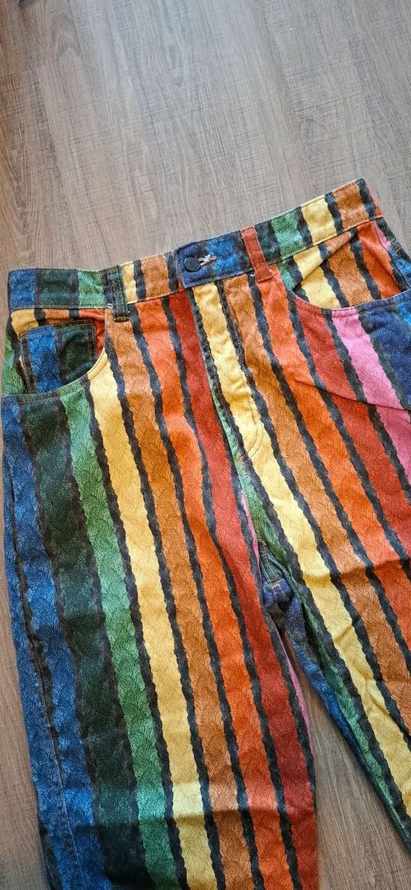 Calça jeans listras Farm  - Foto 3