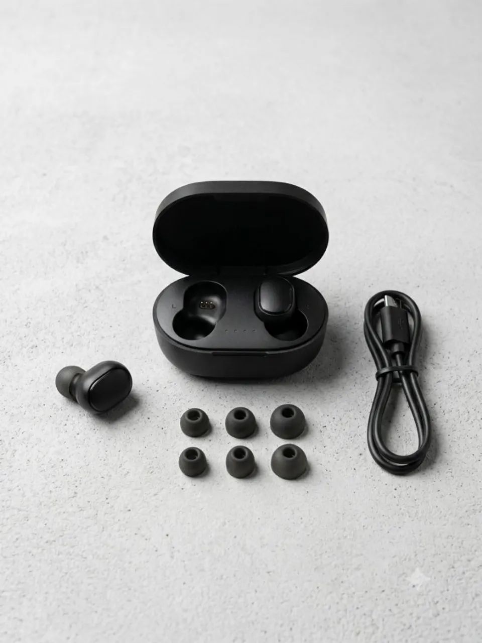 Fone de ouvido TWS Bluetooth sem Fio com Cancelamento de ruído com microfone 