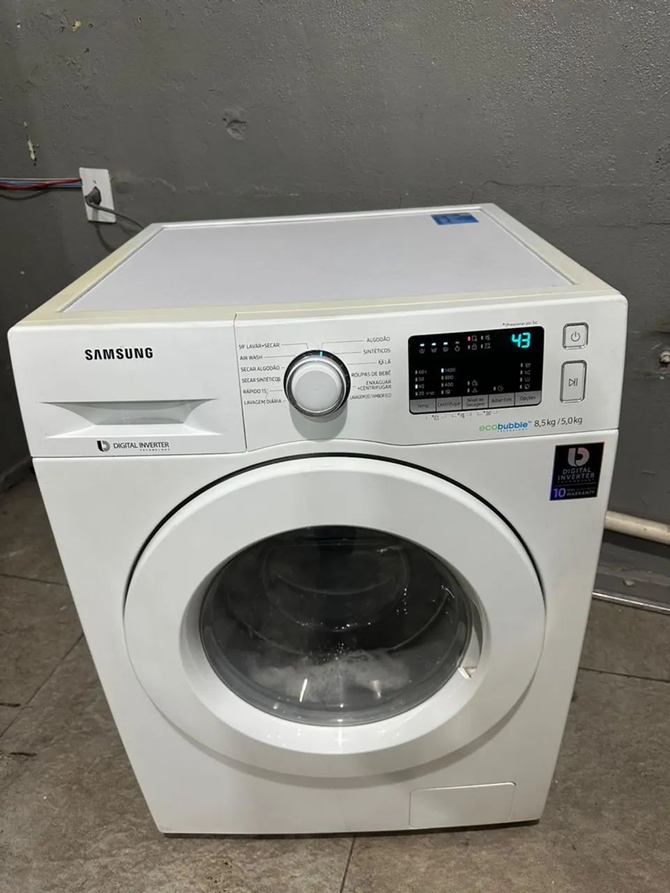 Lava e seca Samsung  