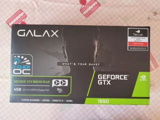 GTX 1650 4GB GALAX OC - Foto 3