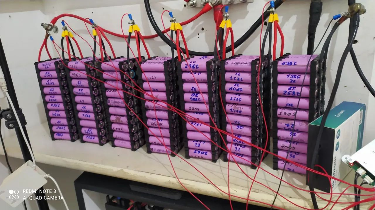 Bateria de lítio 7s 24 volts 