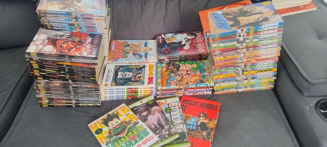 Coleção de Mangás Panini ? Reborn, Kuroko, AOT e AssClass