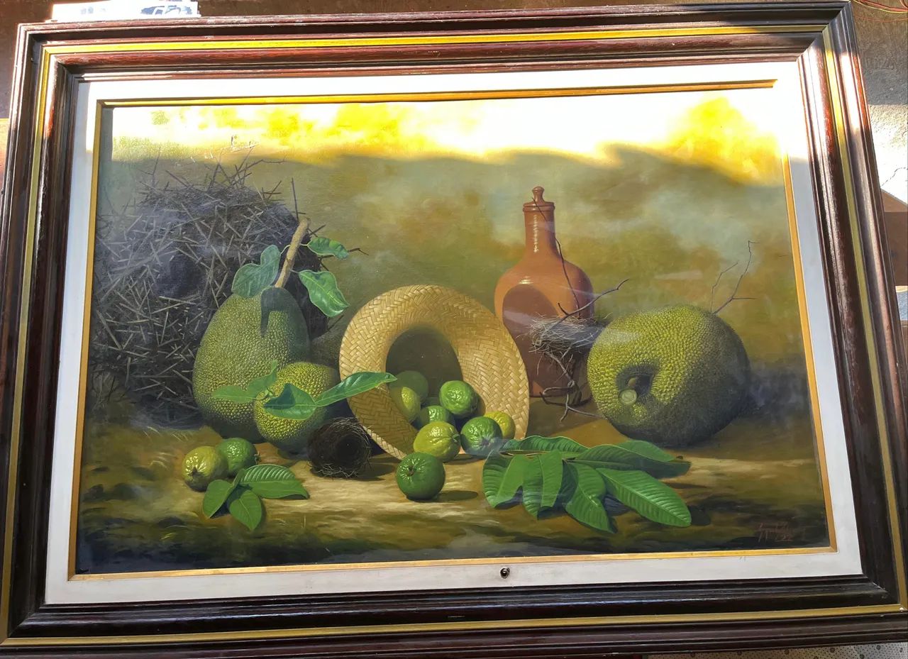 QUADROS EM ÓLEO SOBRE TELA + MOLDURA - Foto 3