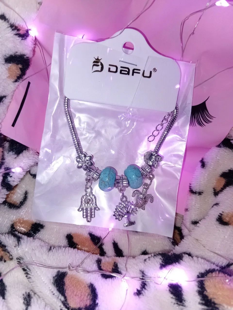 Kit pulseiras berloque prateada  - Foto 3