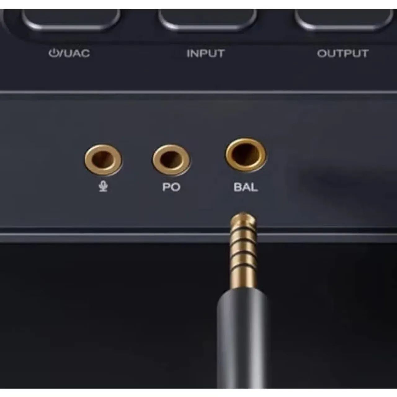 Amplificador / Dac De Fone De Ouvido Fosi K7 Gaming Com Mic Preto 2 W - Foto 4