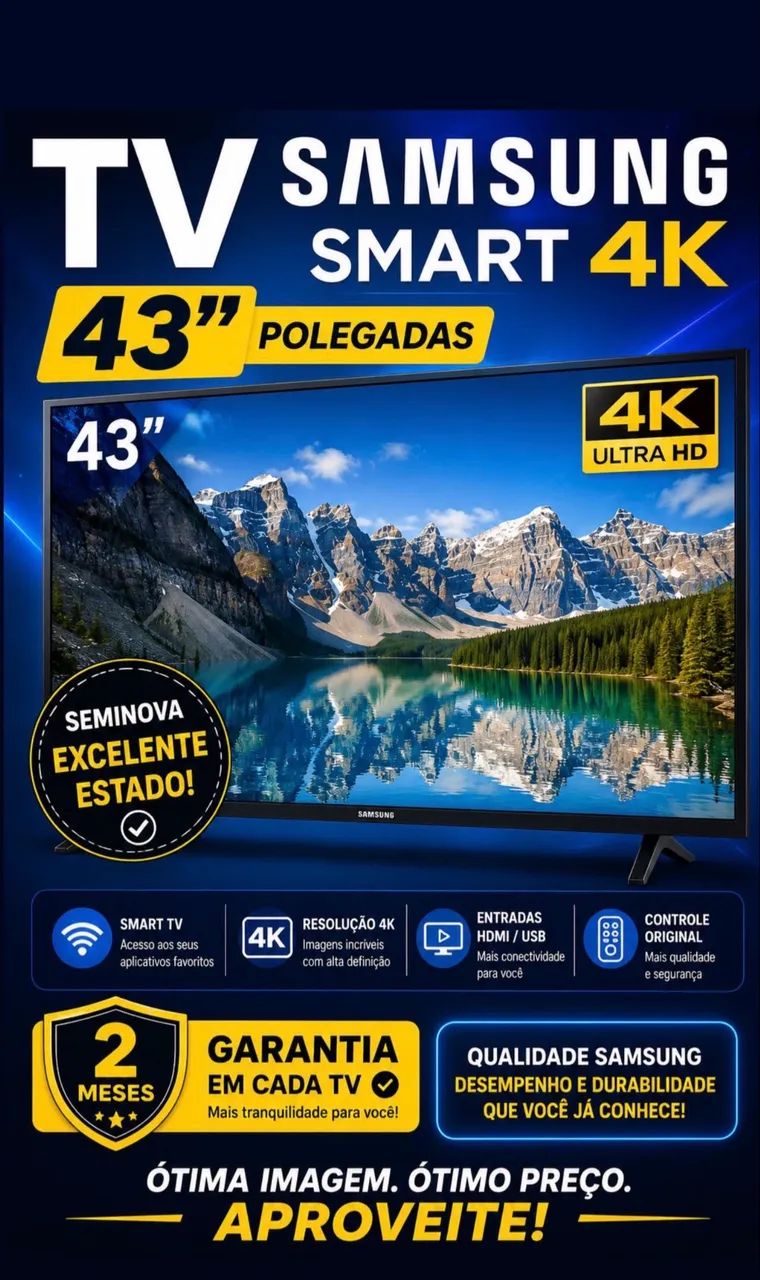 Televisão 43  4k Samsung 