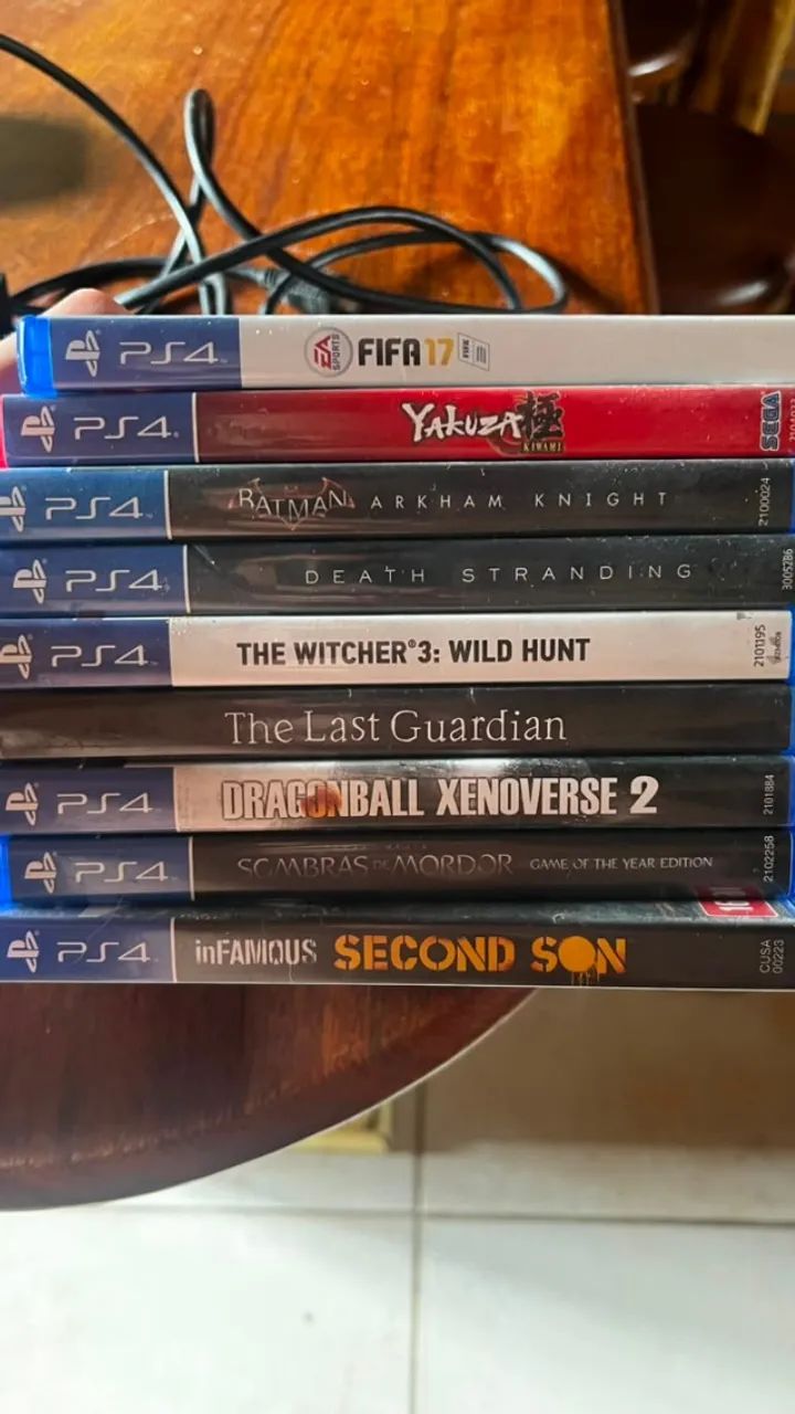 PS4 Fat 500Gb + Jogos + Dualshock + Cabos - Foto 3