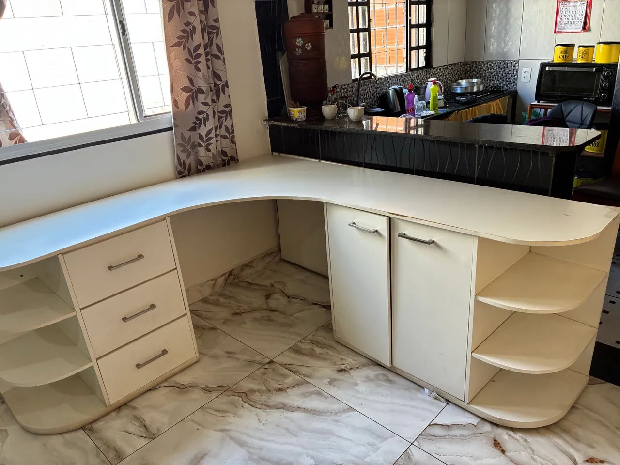 Mesa em L
